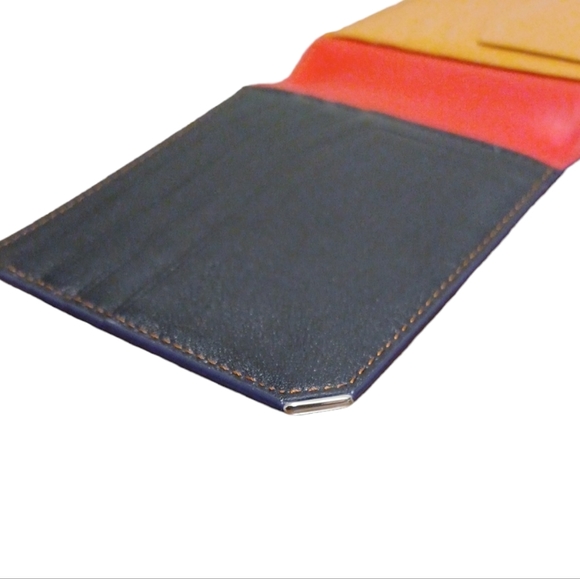 🔷️MCM NAVY BI-FOLD CARD CASE - Picture 7 of 10